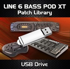 Line 6 Bass POD XT Tone Patch Library: 470+ Guitar Effects on USB