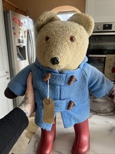 Vintage Paddington With Dunlop Wellies 