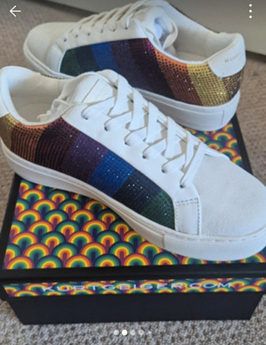 Kurt geiger lace trainers - geiger, lace-up