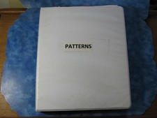 BINDER OF 49 PATTERN BROCHURES