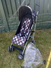 mothercare nanu pram with canopy toddler buggy stroller with raincover 