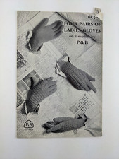Patons & Baldwins 653 – vintage Ladies gloves knitting patterns, [A265]