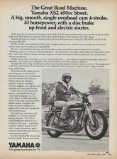 1972 Yamaha Motorcycle Ad XS2
