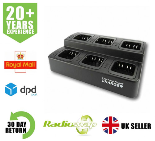 Six bay charger fits - charger, icom