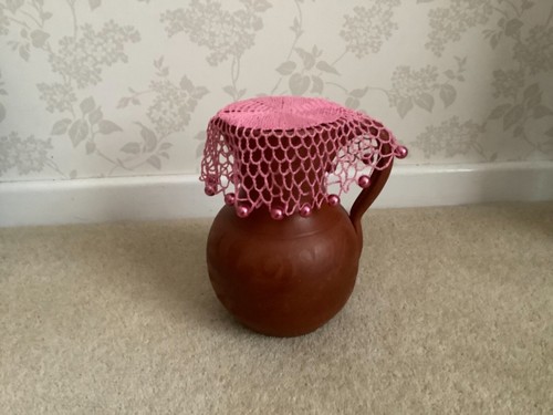 Crochet crocheted jug - crocheted, cover