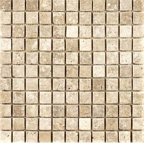 1x1 walnut tumbled - tumbled, rounded
