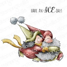 Stamping Bella Skating Gnomes