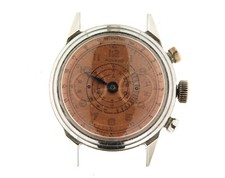 Vintage gents stainless steel Movado chronograph calibre 90M Telemeter dial