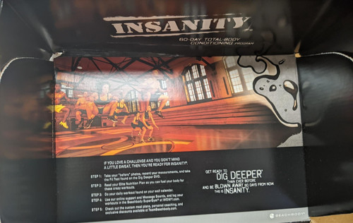 Beachbody insanity day - beachbody, 60