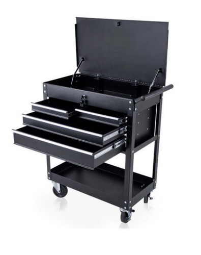 Auxiliary trolley with - with, tray