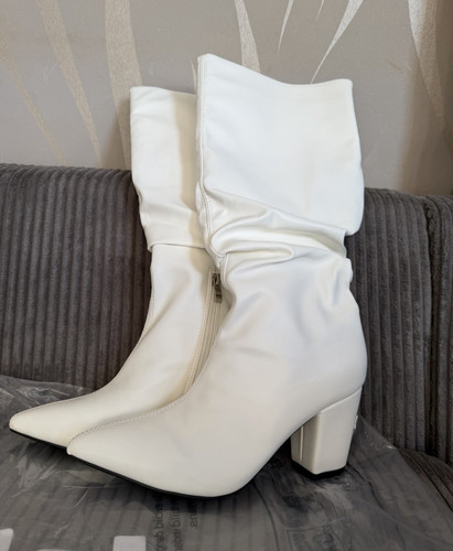 Women white knee - women’s, knee-high