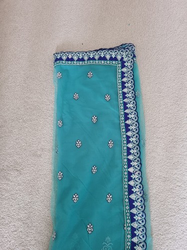 Beautiful saree half net - half, is