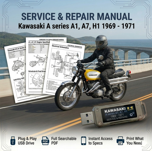 Kawasaki series a7 h1 - kawasaki,
