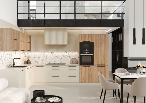 Shaped kitchen unit denis - unit,
