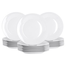 24x Classic White Dinner