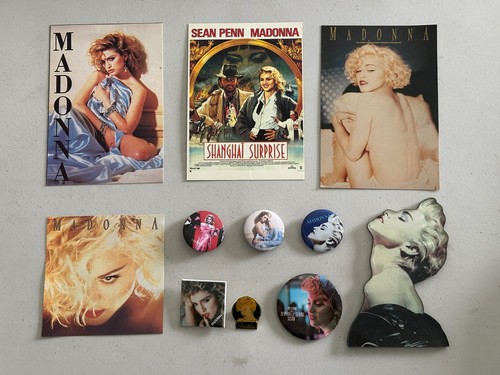 Madonna pins buttons - madonna,
