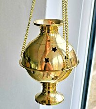 Hanging brass incense - incense, burner