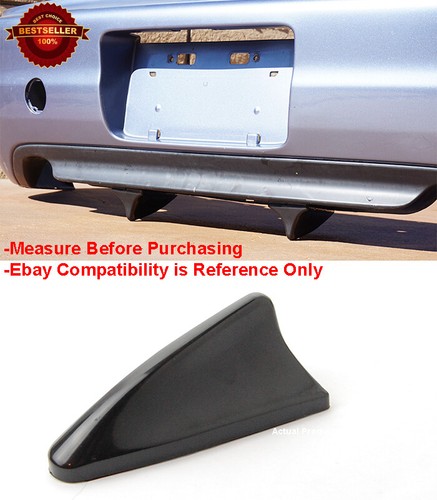 Universal rear bumper black - rear,