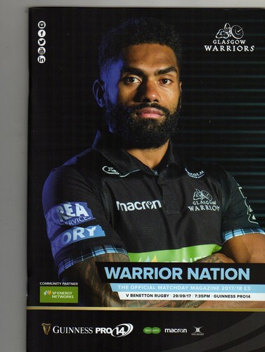 Glasgow warriors benetton - glasgow, v