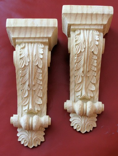 Detailed corbels pair - corbels, |