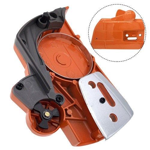 Chain brake side clutch cover - side,