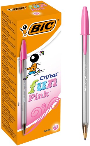 Bic cristal fun pink - pens,