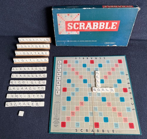 Scrabble 1950s spears - scrabble, 1950s,