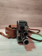 Vintage Bolex Paillard B8SL 8mm Movie Camera with Lens in Leather Case Untested