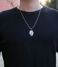 Wolf Necklace Husky Pendant HQ