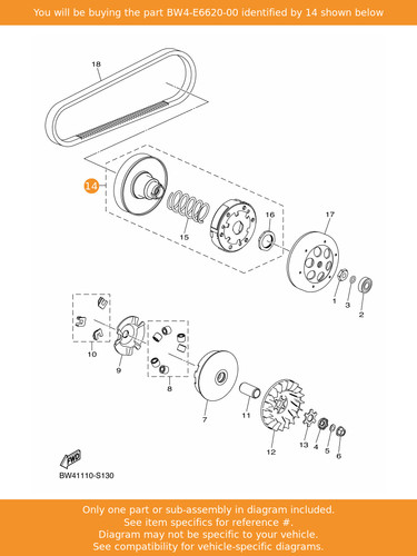 Yamaha clutch carrier assy - yamaha,