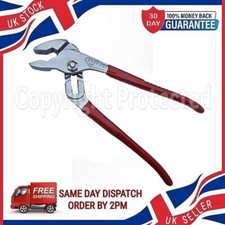 ADJUSTABLE WATER PUMP PLIERS 10" 250MM SLIM JAW PLUMBERS PIPE VICE GRIP WRENCH