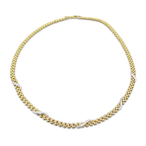 9ct gold necklace - gold,