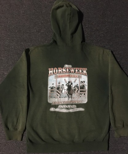 Vtg horse week faded distress - horse,