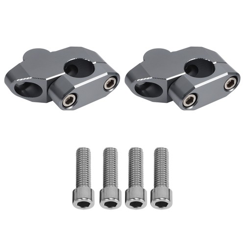 Handlebar mount risers for - 2x(handlebar,