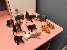 AAA Vintage Animal Bundle Joblot heavy figures Cheetah Elephant Tiger sea lion 