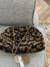 Monsoon Beaded Bag..gold/black….BNWT rrp £49.99