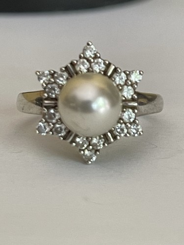 Vintage sterling silver pearl - sterling,