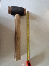 toga  Copper & Hide Copper Faced Hammer Mallet Wheel Spinners