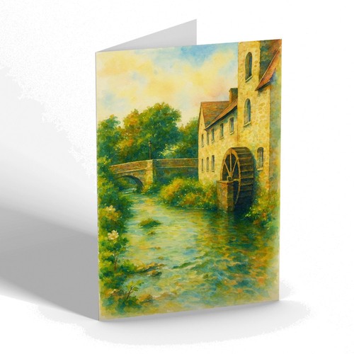 Greeting card the old - greeting,
