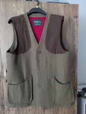 Alan Paine Men's Tweed Shooting Waistcoat XL In Very Good Condition