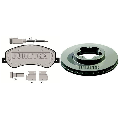 Juratek front brake vented - juratek,