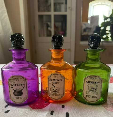 Set three halloween potion - halloween,