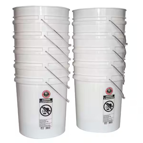 Gallon plastic bucket - 5,