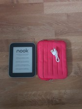 Nook Glow Light EBook Reader BNRV 350 Tablet black integral light bundle case 