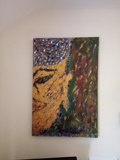 FACE Abstract Canvas Painting