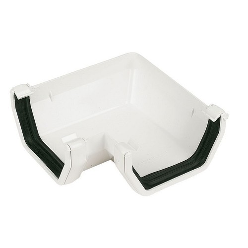 114mm square gutter - 90°, angle