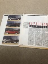 Honda Integra, Lancia Delta, Peugeot 309, Golf GTi What Car Roadtest