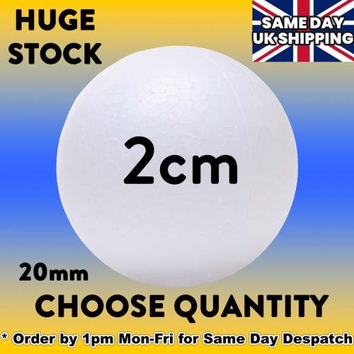 2cm 20mm polystyrene balls - balls,