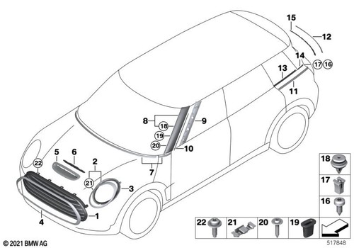 Mini genuine left headlight - genuine,