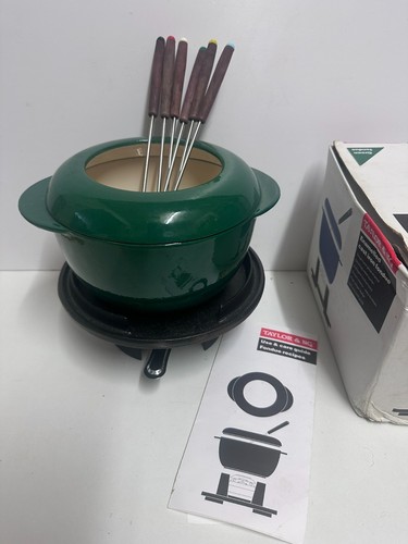 Taylor cast iron fondue - iron,
